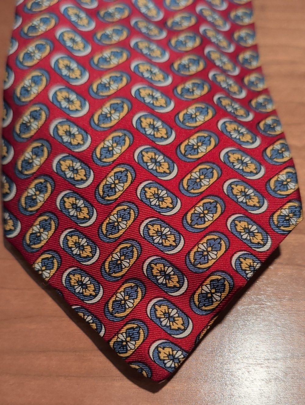 Andrew Scott Classic Red Patterned Men's Tie